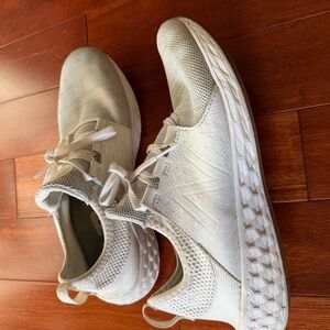 New Balance Gray and White Sneakers